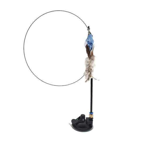 Cat Toy Funny Feather Bird with Bell