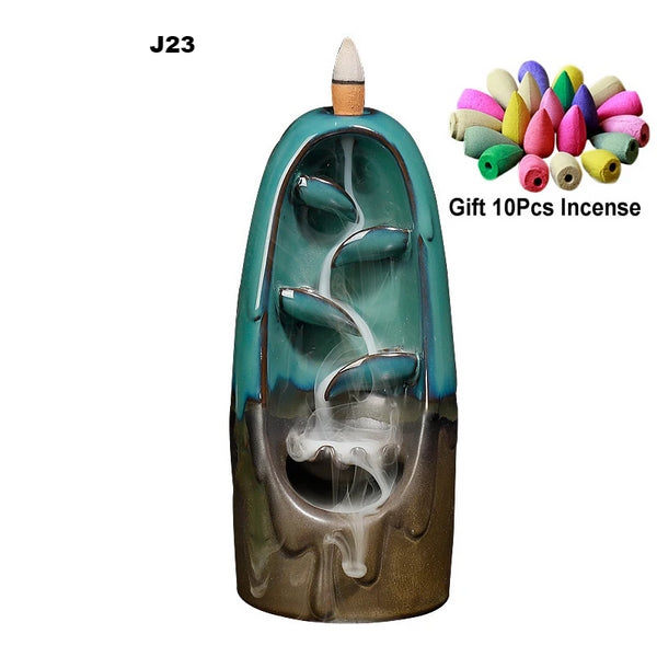 Waterfall Incense Burner With 10Cones
