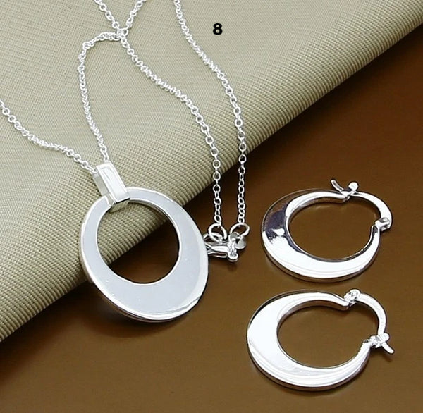 New Trendy 925 Sterling Silver Jewelry