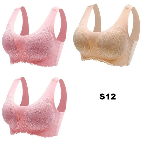 Zexy and Classy - Set of 3pcs Seamless Bras - No Metal (Day or Comfortable Night Use)
